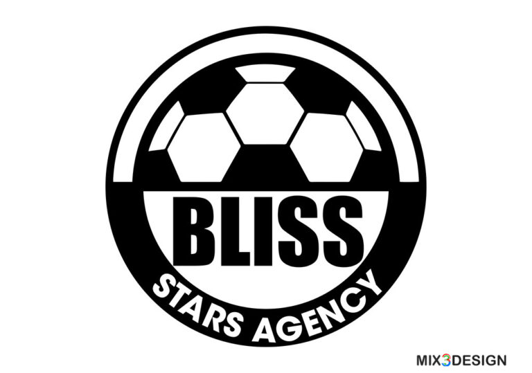 Mix3Design Bliss Stars Agency logo black