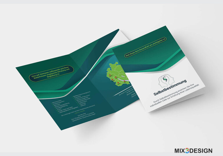 Mix3Design Brochure design green