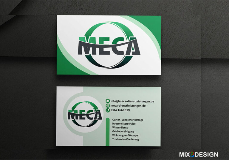 Mix3Design green businesscard design
