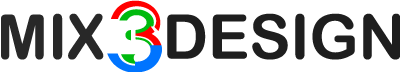 Mix3Design Logo Black | Web Design and Graphic Design Services