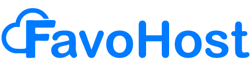FavoHost Logo - Blue