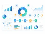 Servicios profesionales de diseño de infografías ofrecidos por Mix3Design, que incluyen gráficos, diagramas y visualizaciones de datos creativas y modernas.