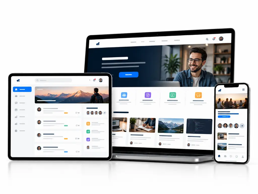 Gestaltung von Mitglieder- und Community-Websites